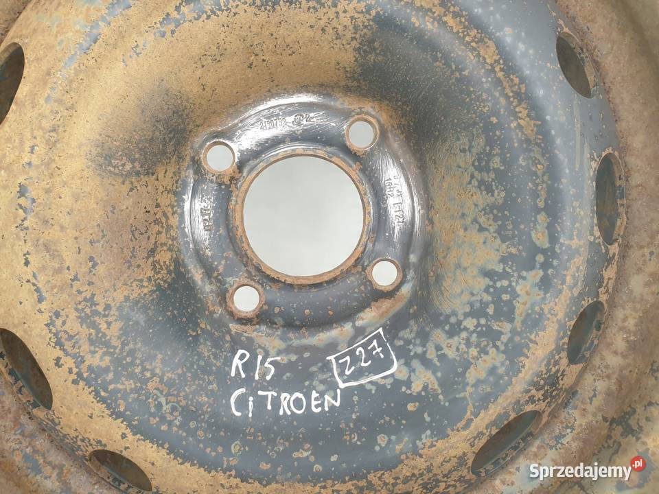 Peugeot Citroen KOŁO ZAPASOWE zapas 19565 R15 Janów