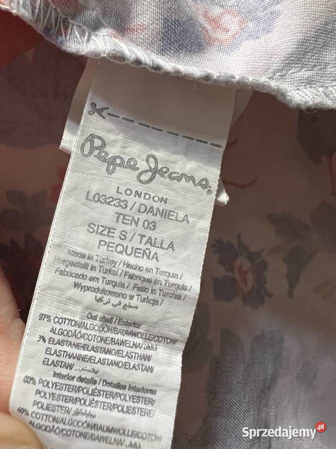 PEPE JEANS LONDON sukienka kwiaty r S mazowieckie Warszawa