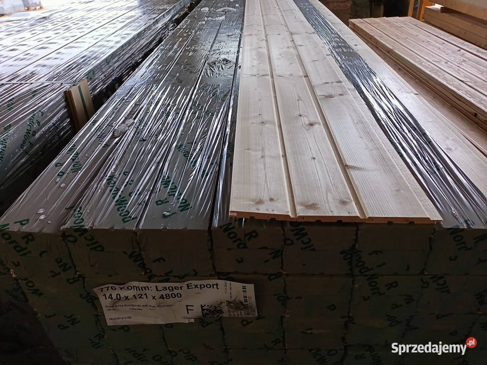 Podbitka Boazeria Szalówka 14x121 kl AB świerk Legnica