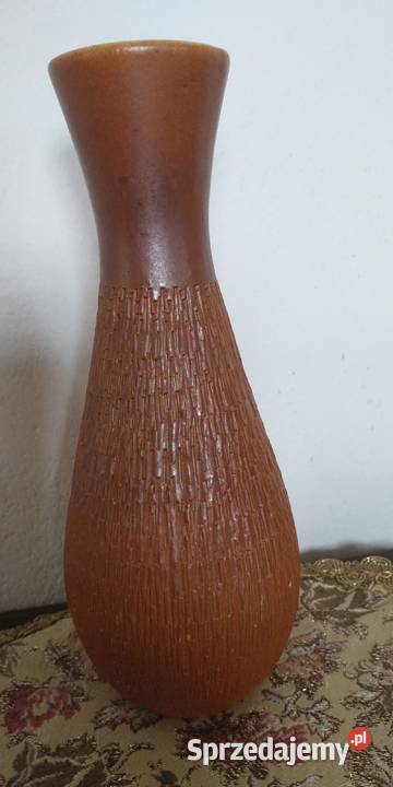 Ceramiczny wazon z okresu PRL20 Krotoszyn