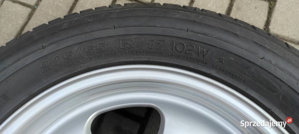Koło zapasowe BMW 17 opona 24555r17 Kłodzko sprzedam