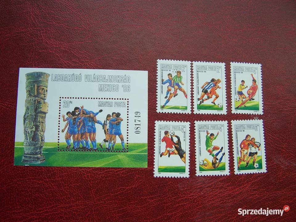 Węgry 1986 MNH Mi 381419 Sport Piłka nożna MŚ Tychy