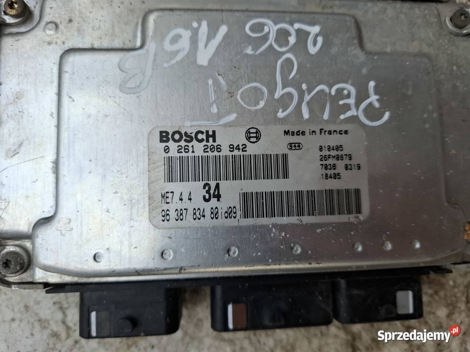 Komputer Sterownik Silnika Peugeot 206 16B Wisznice sprzedam