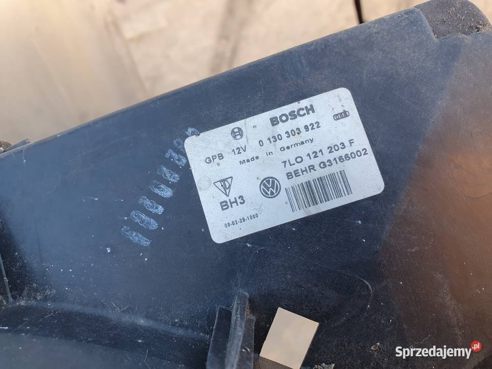 VW TOUAREG I 7L OBUDOWA WENTYLATORA 7L0121203F Międzychód