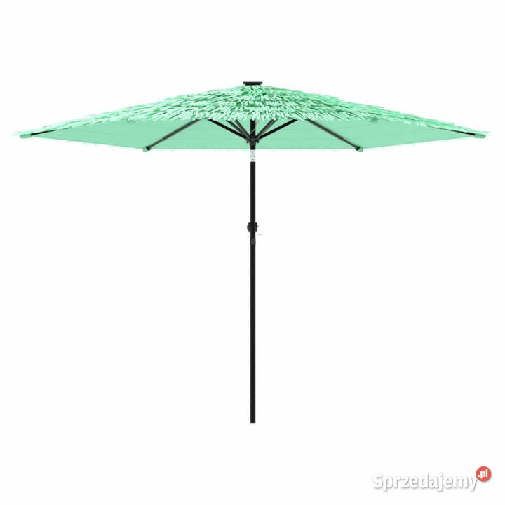 Parasol ogrodowy na stalowym słupku zielony Warszawa
