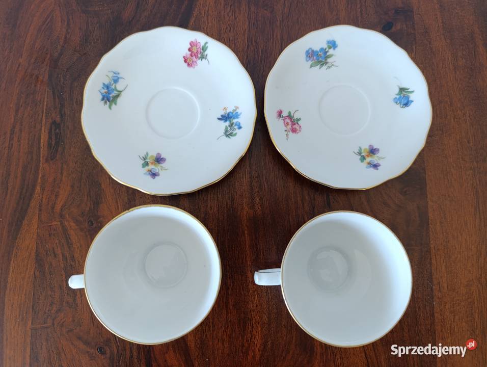 Tirschenreuth Duo porcelanowe do mokki filiżanka pomorskie Gdańsk