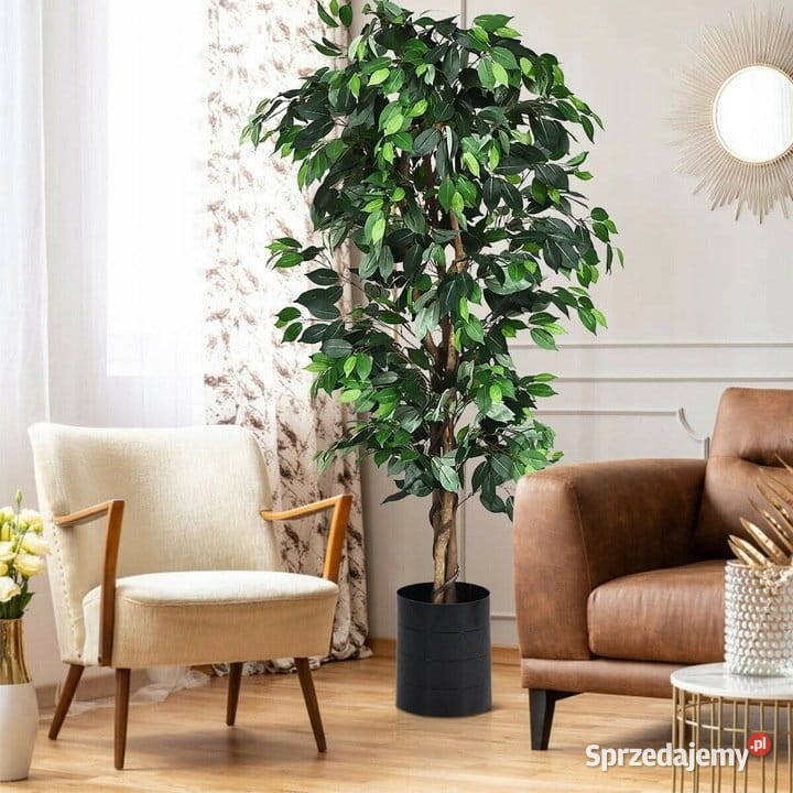 Nowa sztuczna roślina ozdobna fikus w donicy 180 Warszawa