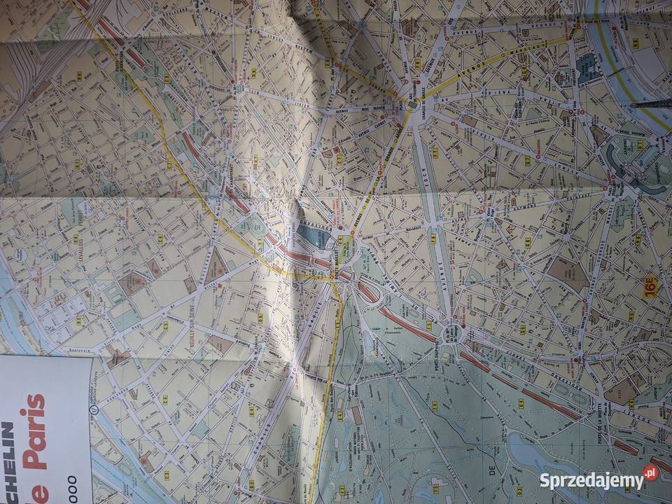 Paris Plan 110 000 12 Michelin wyd w 4 językach małopolskie