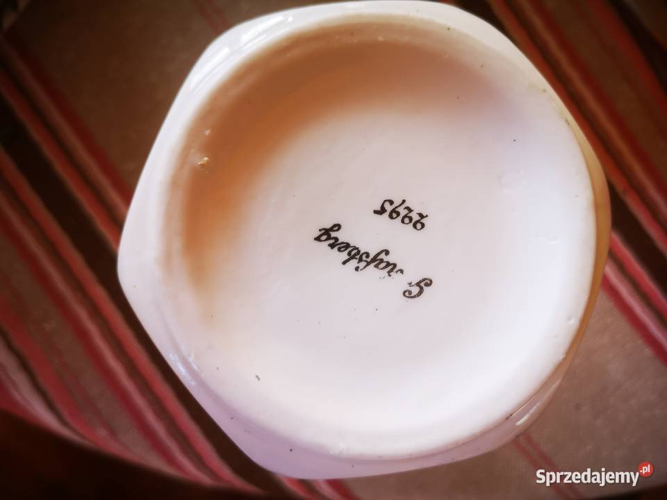 Dzbanek z malutkimi różyczkami Gustafsberg Gdańsk