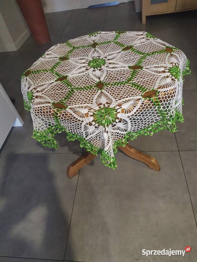 Obrus szydelkowy Obrusy i serwety śląskie Częstochowa