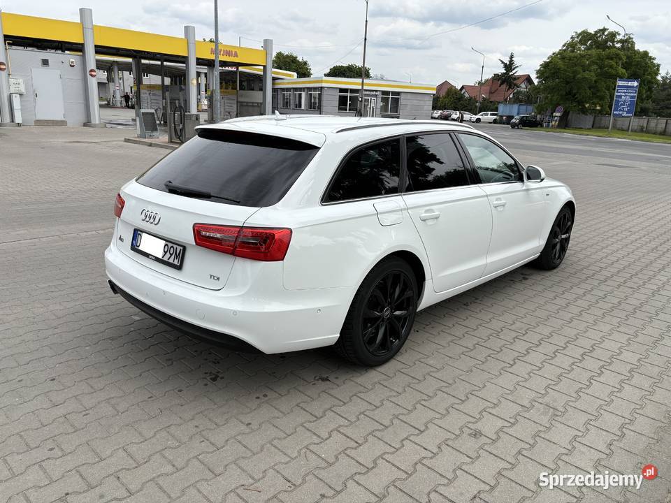 Audi A6 C7 20tdi 2012 kombi białe pełne bluetooth dolnośląskie