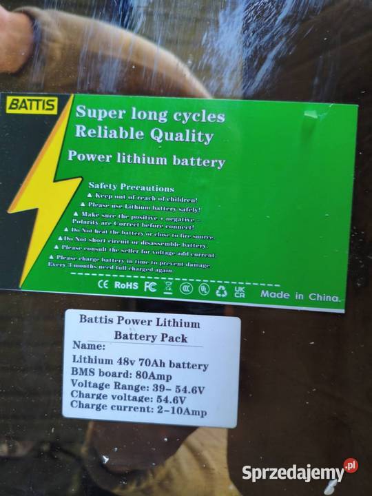 Battis Power Lithium Bartery Pack Dębno