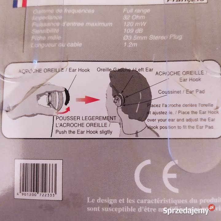 Słuchawki 2 sztuki Gdańsk