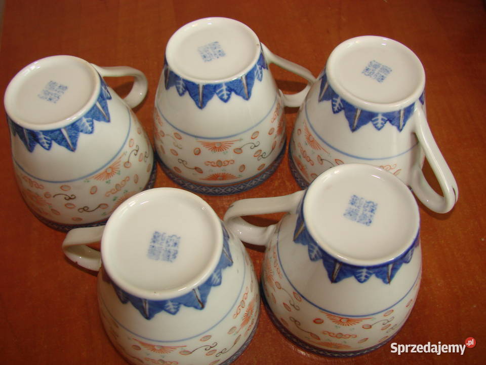 chińska ryżowa porcelana mała filiżanka Pruszcz Gdański