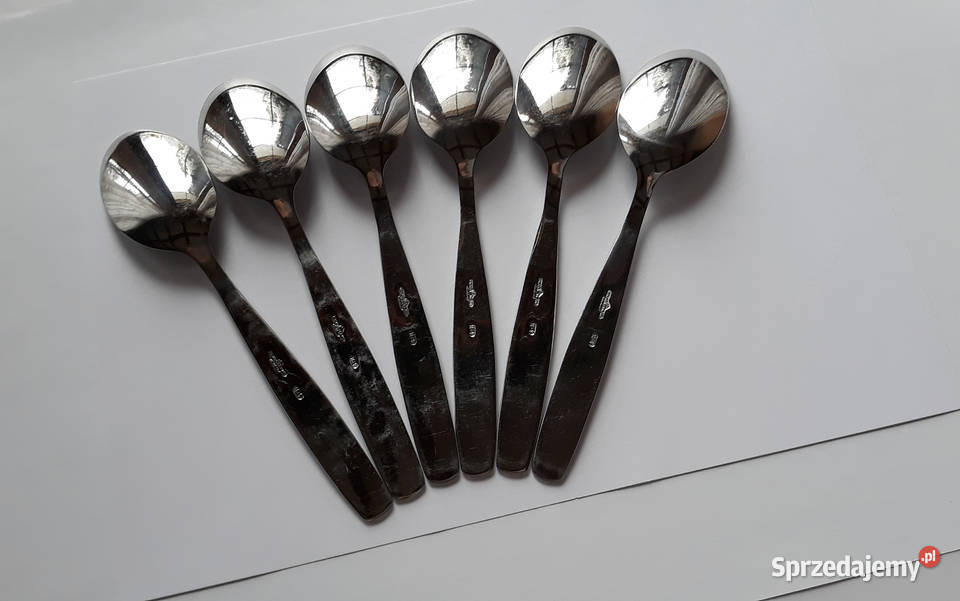 Łyżki obiadowe 1 PASECZKI PASKI Gerlach sztućce śląskie