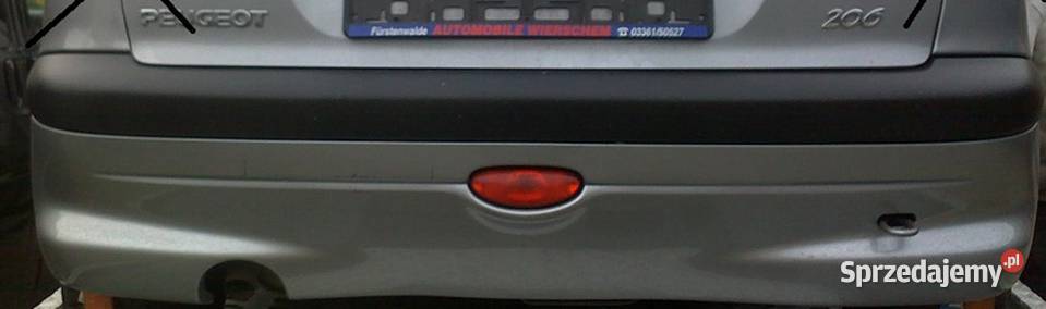zderzak tył Peugeot 206 EZAC osobowe Dębno sprzedam