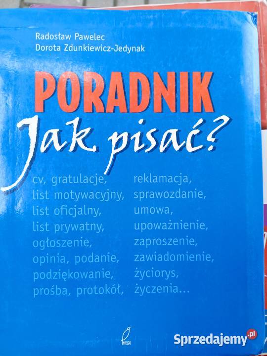 Poradnik pisać CV używane podręczniki szkolne Książki i Podręczniki Warszawa