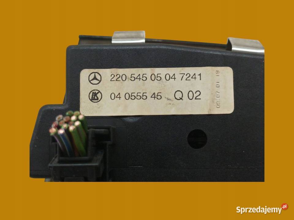 PRZEŁĄCZNIK ŚWIATEŁ 2205450504 MercedesBenz sprzedam