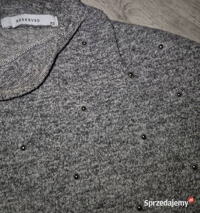 Bluza damska srebrne perełki Reserved 34XS Rozmiar 34(XS) łódzkie