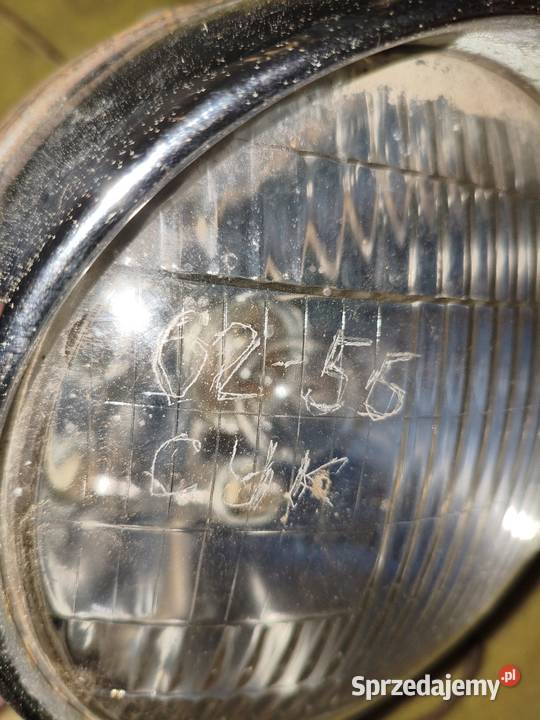 Lampa przednia z instalacją elektryczną M72 Obudowy lamp i żarówek Leszno