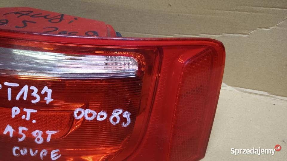 AUDI A5 8T COUPE LAMPA TYŁ PRAWA wielkopolskie Zbierkowo sprzedam
