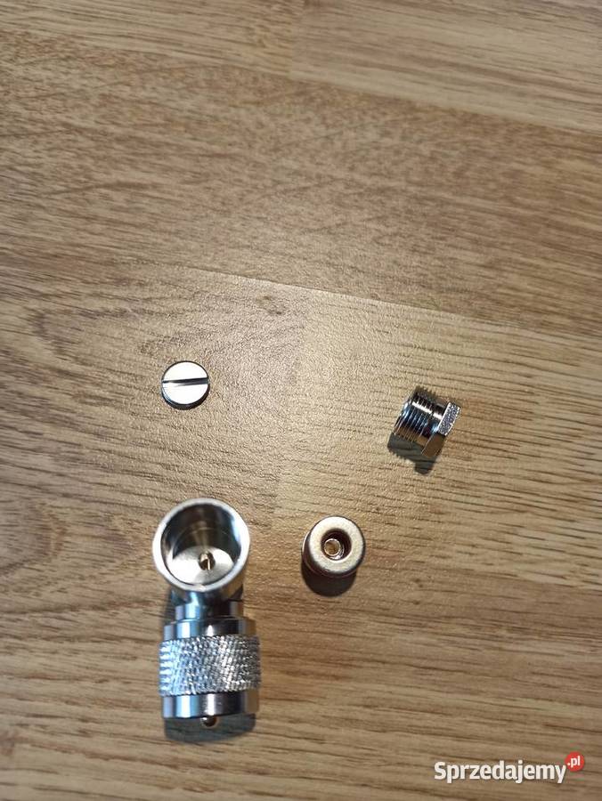 Złącze UC1 męskie kątowe na przewód 5mm CB radio Białystok