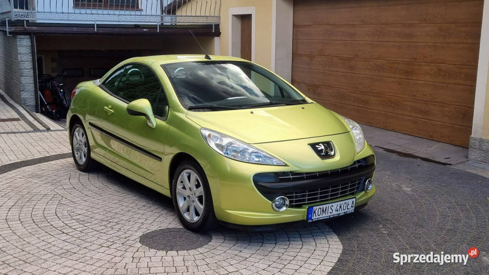 Peugeot 207 CC Cabrio Alu Klima GWARANCJA Zakup wspomaganie kierownicy Płońsk sprzedam