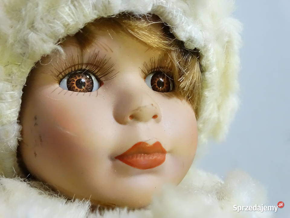 Sygnowana lalka porcelanowa 2f206 Zimowa edycja Biłgoraj sprzedam