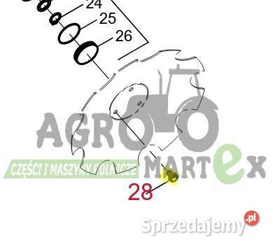 00360414 0360414 360414 ŚRUBA TALERZA UPRAWOWEGO