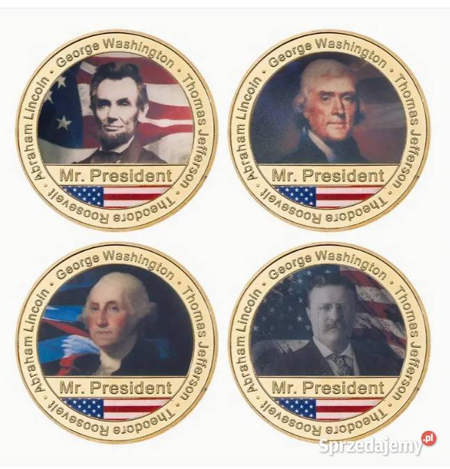 Kolekcjonerski zestaw monet medali największych Warszawa