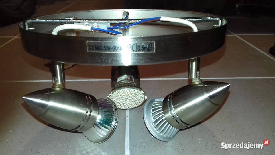 Lampa kinkiet LED 3 ramienny stal nierdzewna Kołobrzeg