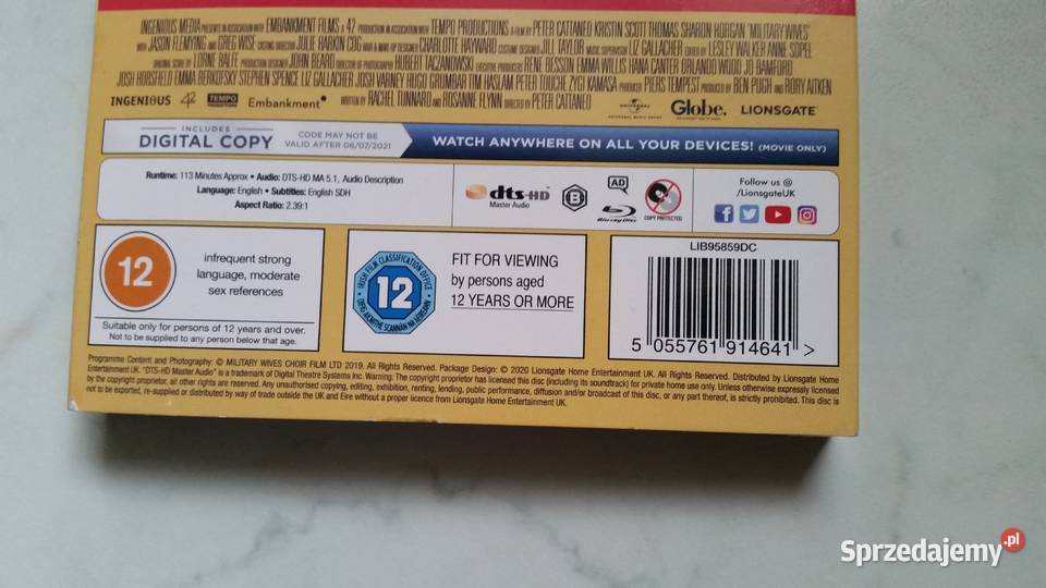 Military Wives 20192020 Bluray disc