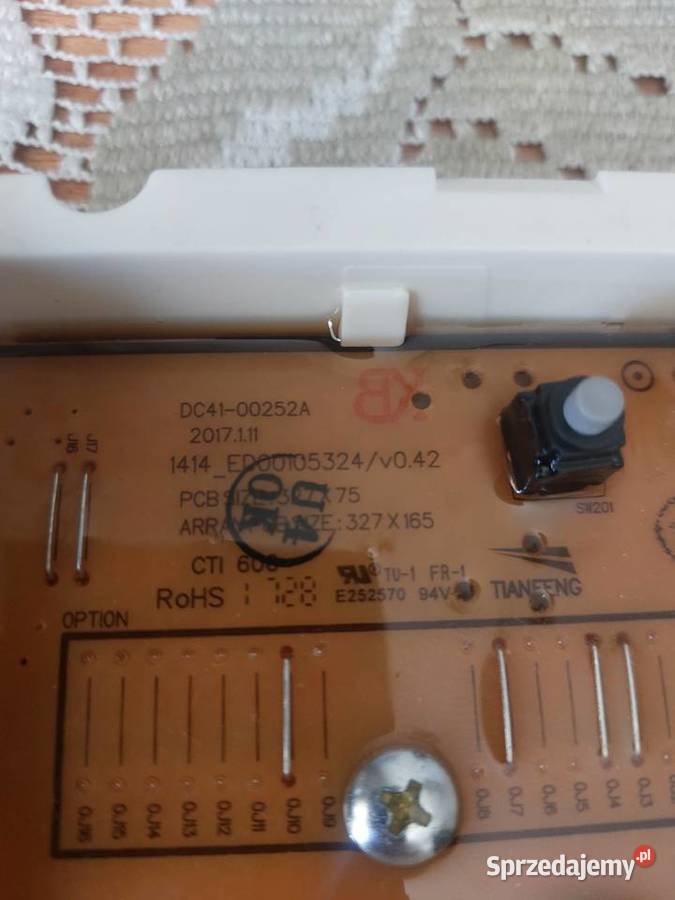 SAMSUNG WD70K54100W MODUŁ GÓRNY PRALKO SUSZARKI małopolskie sprzedam