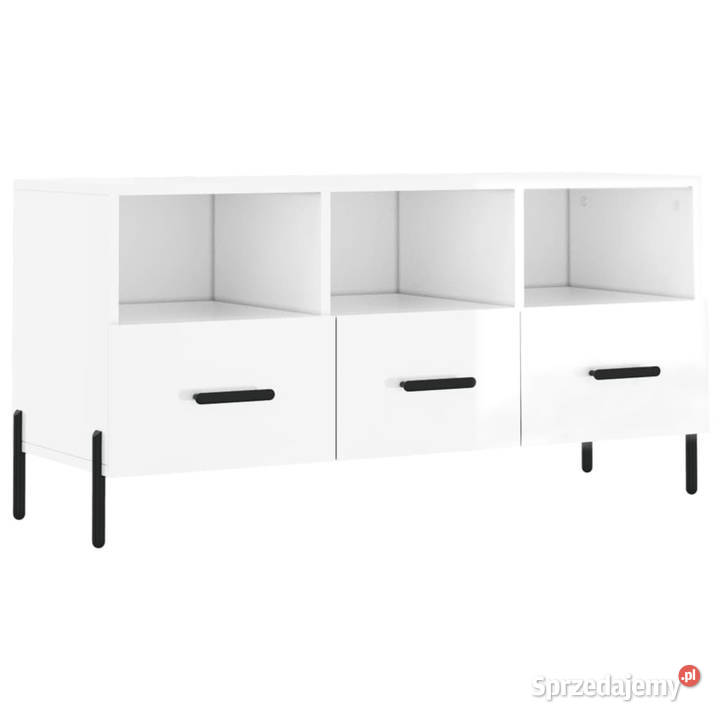 Szafka pod TV biała wysoki połysk 102x36x50 mazowieckie Warszawa sprzedam