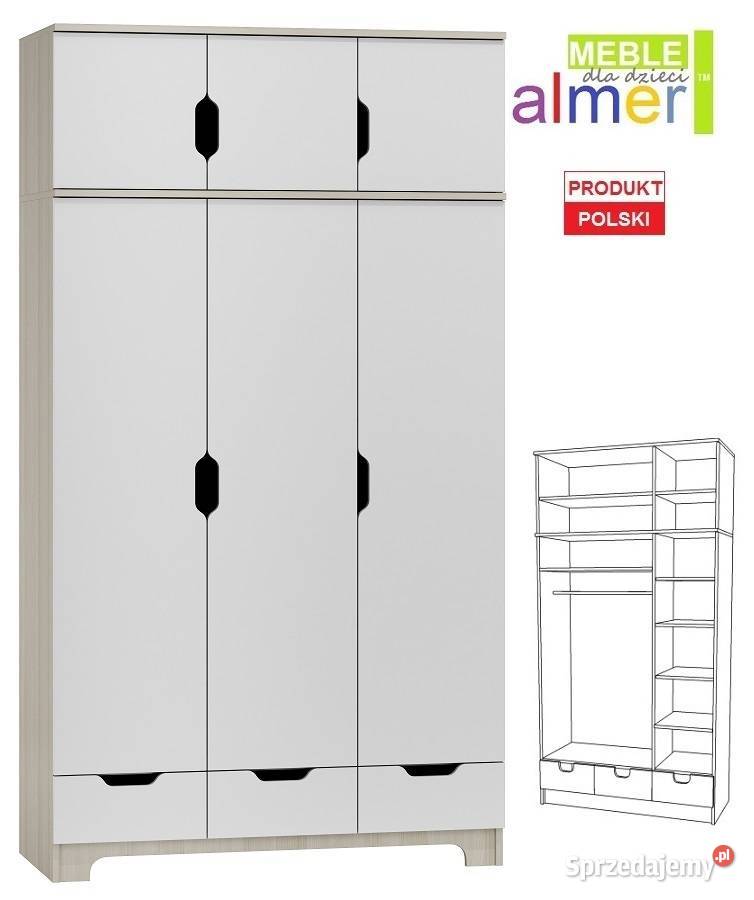 NORDI N10N szafa dziecięca 120x53 w227 Mława