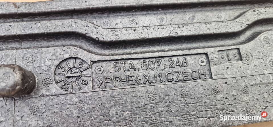 VW TOURAN II 2 5TA ABSORBER PIANKA ZDERZAKA Zderzaki Bieleń