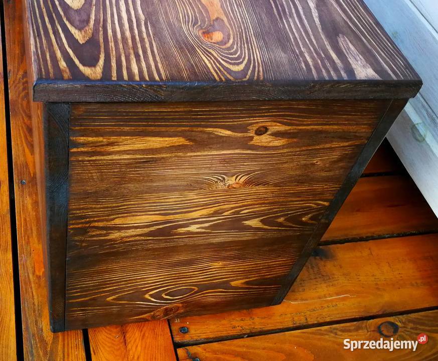 Skrzynia drewniana siedzisko kufer skrzynka Pozostałe świętokrzyskie