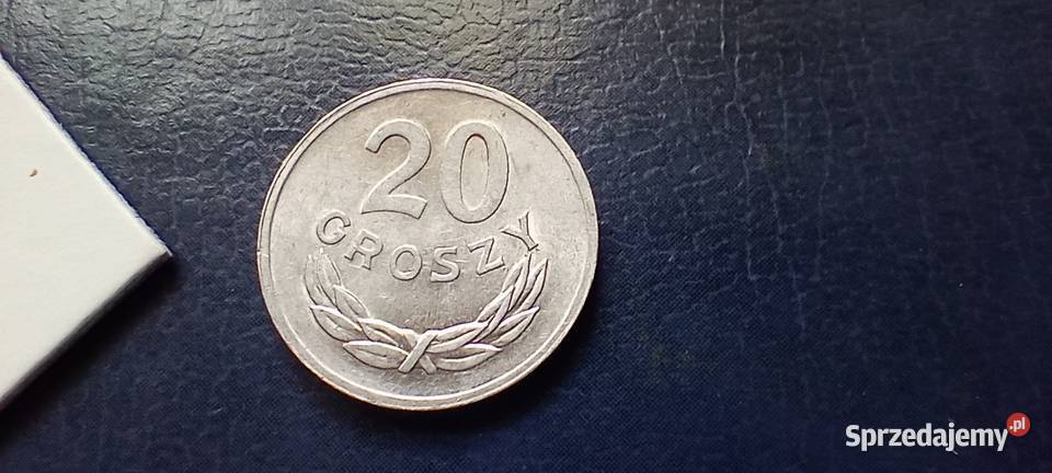 Stare monety 20 groszy 1973 PRL Polska piękna Lesko