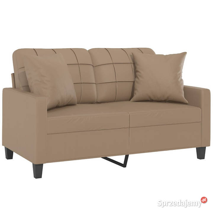 2osobowa sofa z poduszkami cappuccino 120 Sofy i kanapy mazowieckie Warszawa