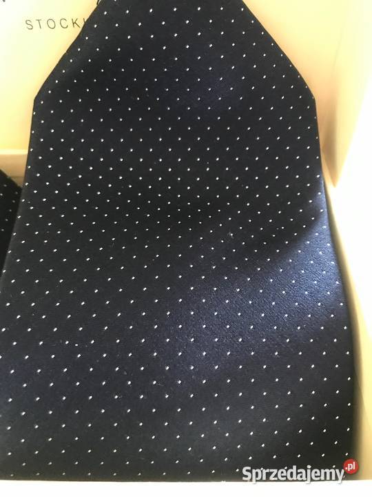 Piękny jedwabny krawat Christian Berg NOWY Warszawa