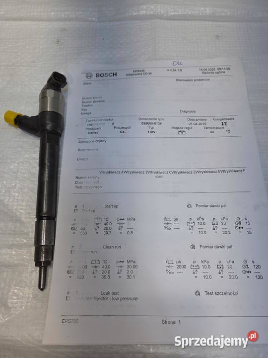WTRYSK WTRYSKIWACZ OPEL ASTRA K J INSIGNIA
