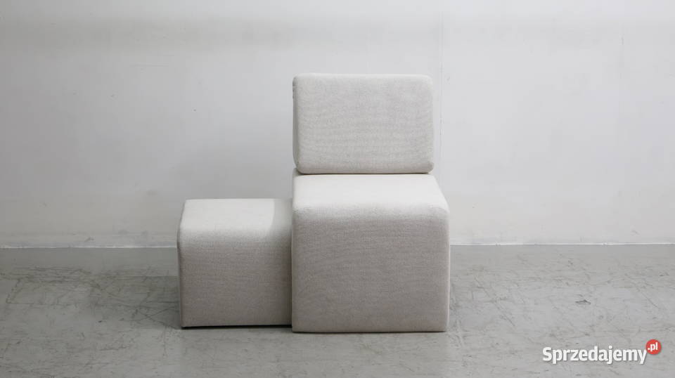 SUF WYGODNY FOTEL pufa OKAZJA salon SZARY Poznań