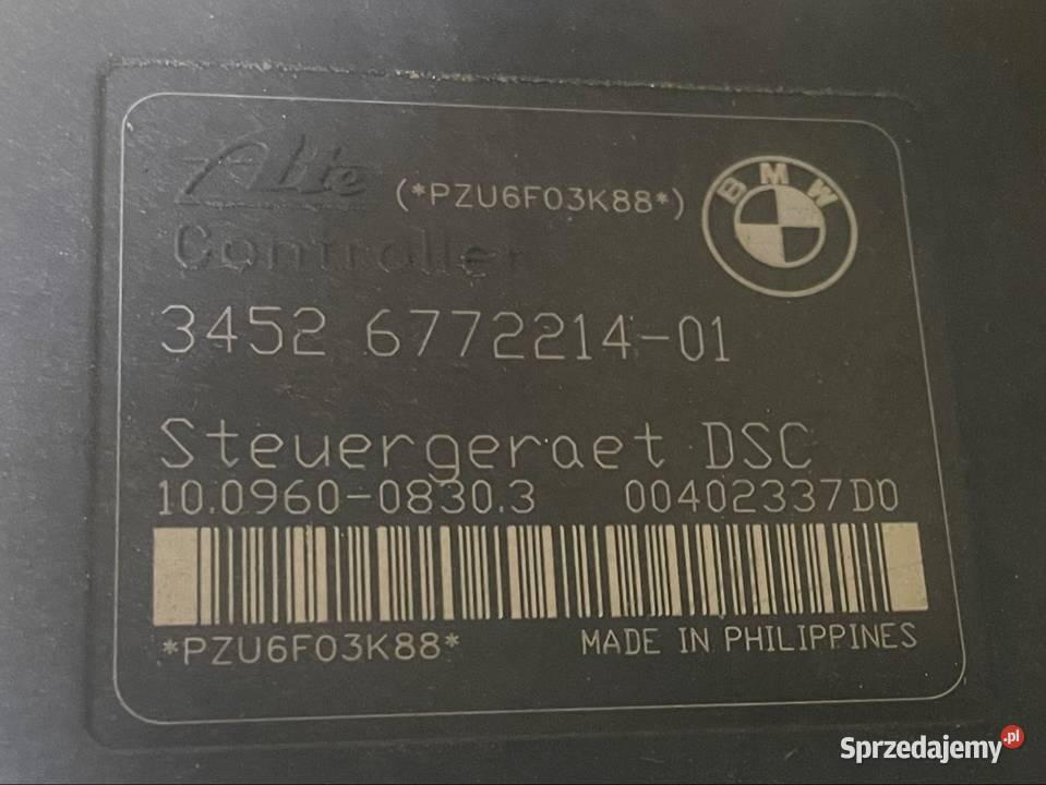 6772214 pompa sterownik abs dsc bmw 1 e81 e82 Szczecin