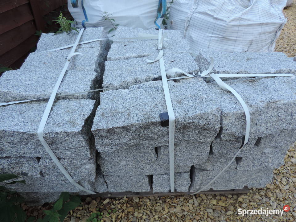 Kamień Murowy Szary 102040 opornik granitowy Oświęcim