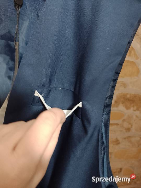 XL Reverse Podwójna Kamizelka Garniturowa z Kraków