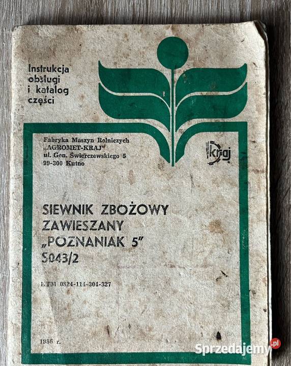 Siewnik Poznaniak stan Wola Niemiecka