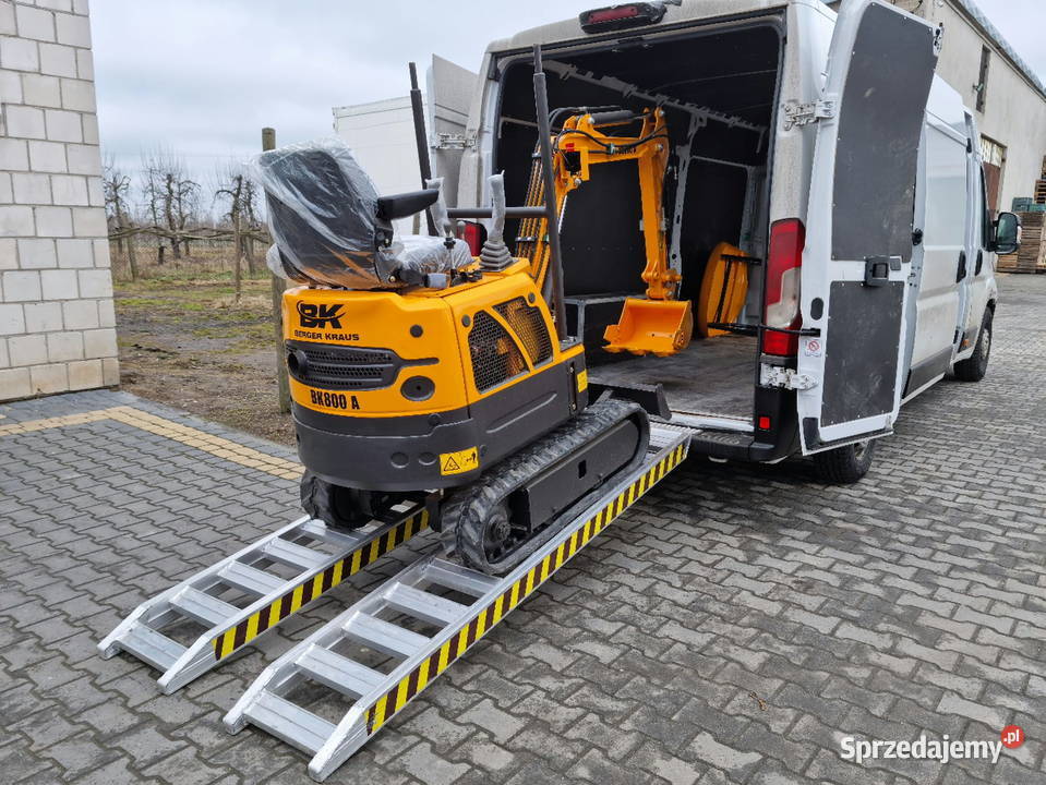 Najazdy aluminiowe do koparki 24m udźwig 14T Opole