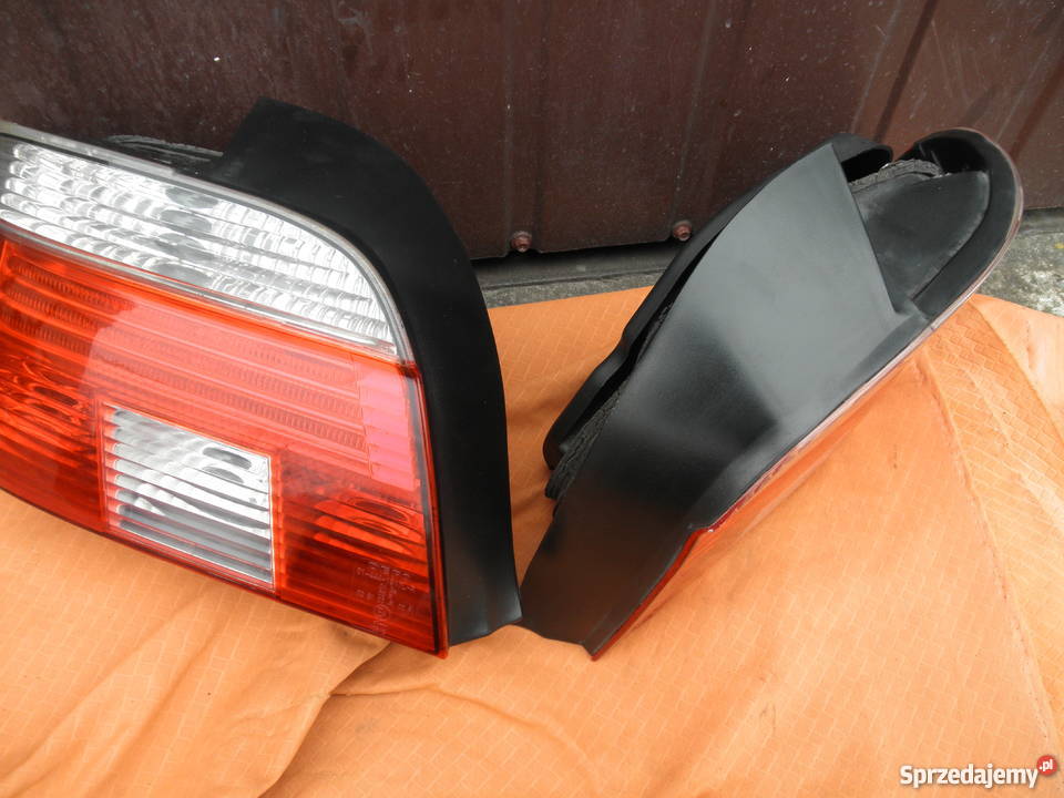 Lampy tylne tył BMW E39 Sedan Clear Red Depo Koło