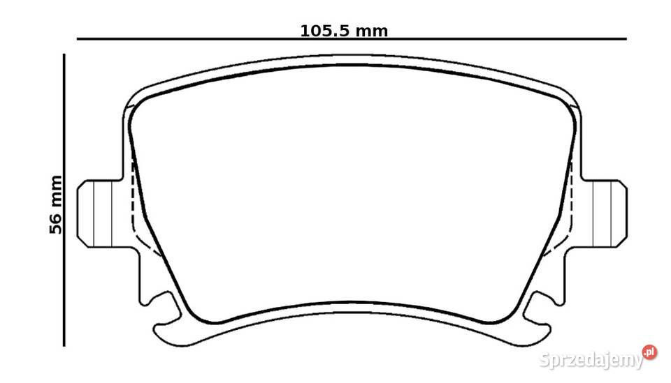 Klocki hamulcowe tył Audi A4 B7 16 30TDi Klocki hamulcowe Tywonia
