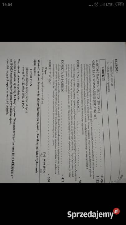 Ford Focus 2007r Sprawny 6500 Rok produkcji 2007 Suchedniów